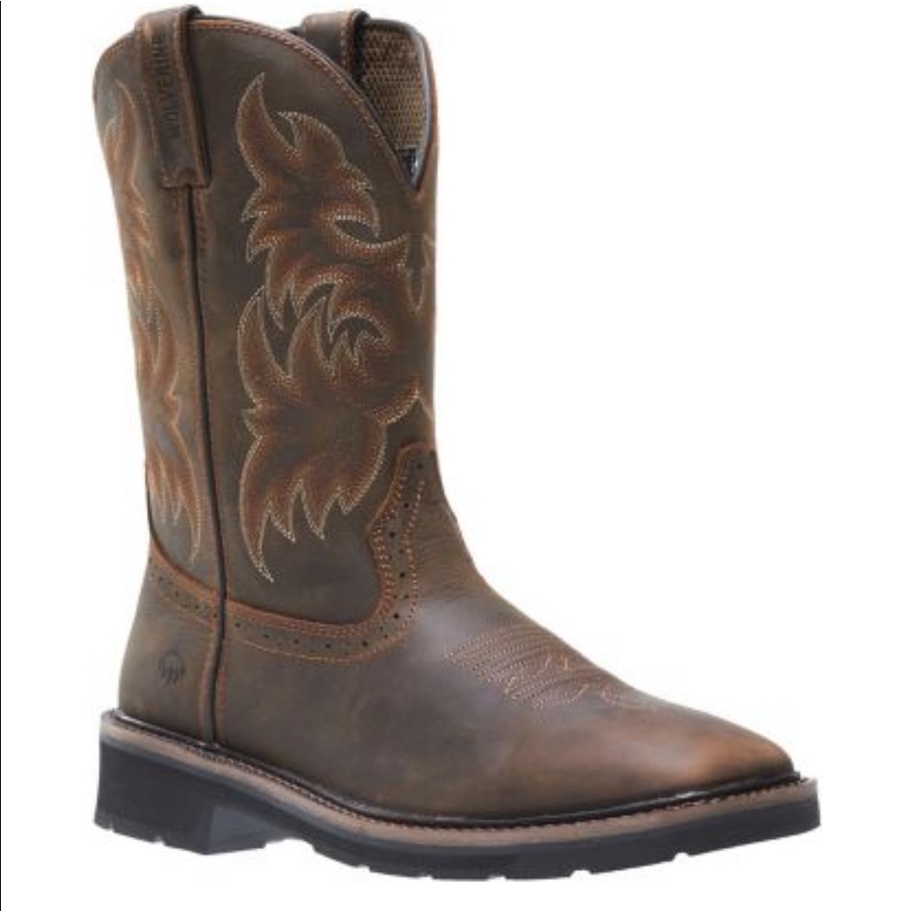 Men's Rancher Square Toe Steel Toe
Wellington Boots, W10702